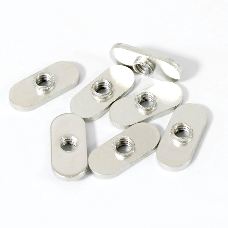 [Australia - AusPower] - 20 Packs 1/4"-20 Centered Hole Sliding T-Nuts for 10 Series T Track Extrusions, T Slot Accessories for Aluminum Extrusion Profile Rail 
