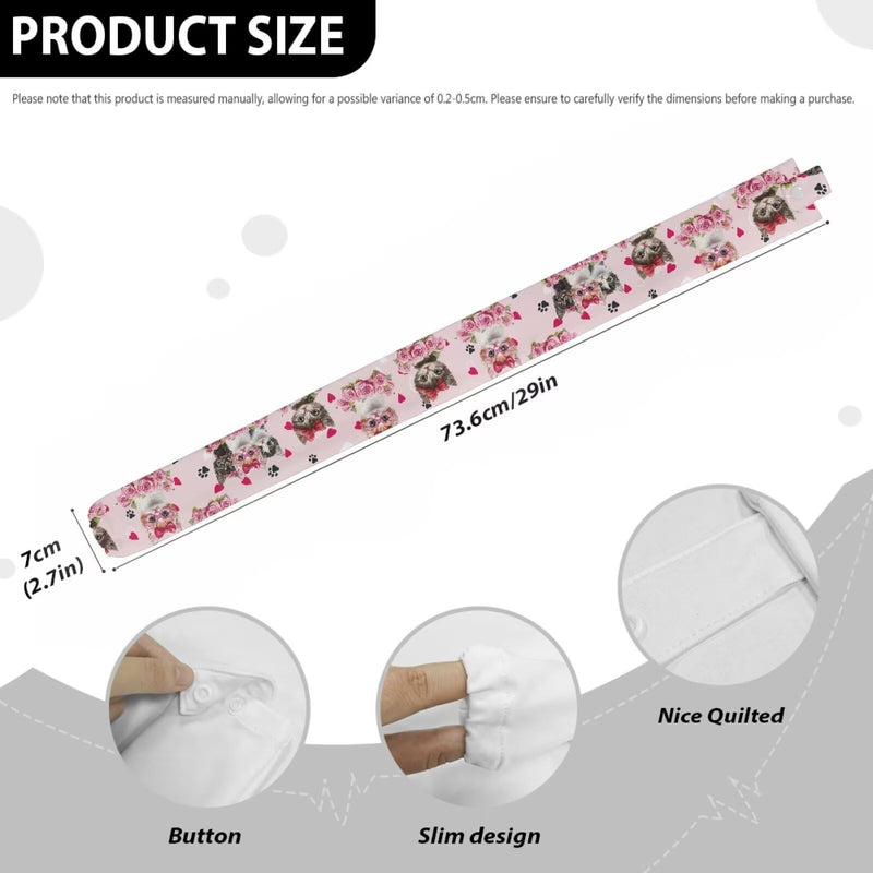 [Australia - AusPower] - Nurses Week Gifts Rose Stethoscope Cover Cat Print Stethoscope Accessories 2 Pack Stethoscope Cover Sleeve Stretchy Stethoscope Protective Cover for Nurses Doctors Mothers Day Gift for Mom Rose Cat 