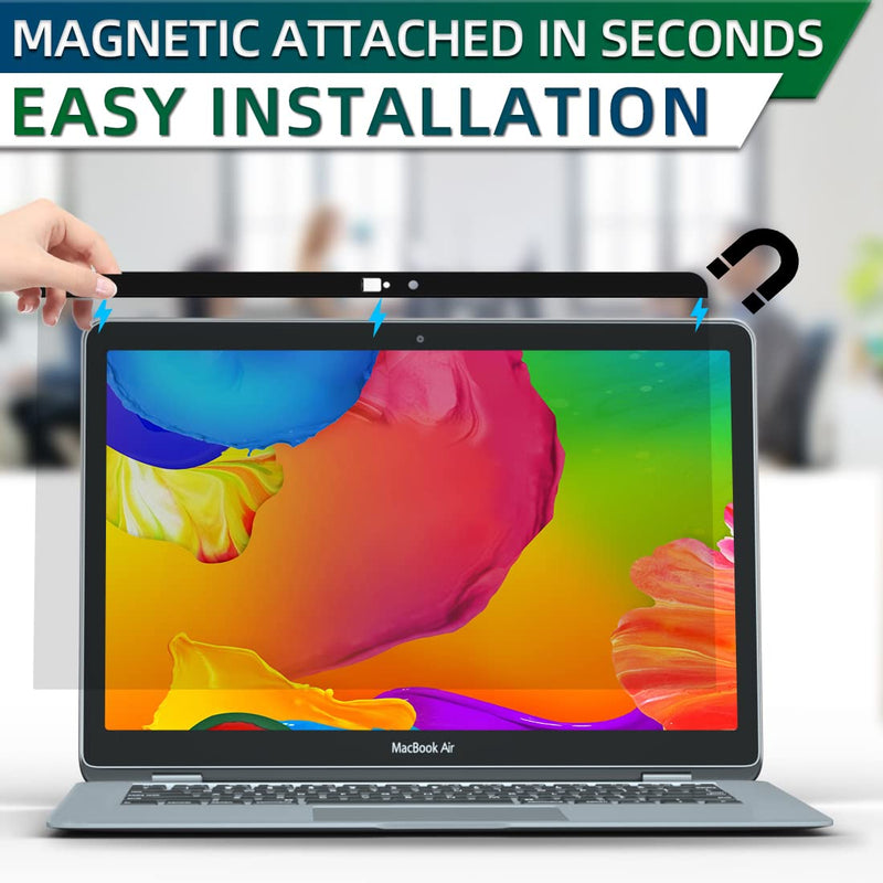 [Australia - AusPower] - Privacy Screen MacBook Air 13 Inch(2018-2021,M1) |Mac Pro 13 In(2016-2022,M1,M2), Magnetic Removable Anti Glare Anti Blue Light Filter Macbook Air/Pro Privacy Screen for 13.3In with Camera Cover MacBook Pro 13 In(2016-2022,M1,M2) 
