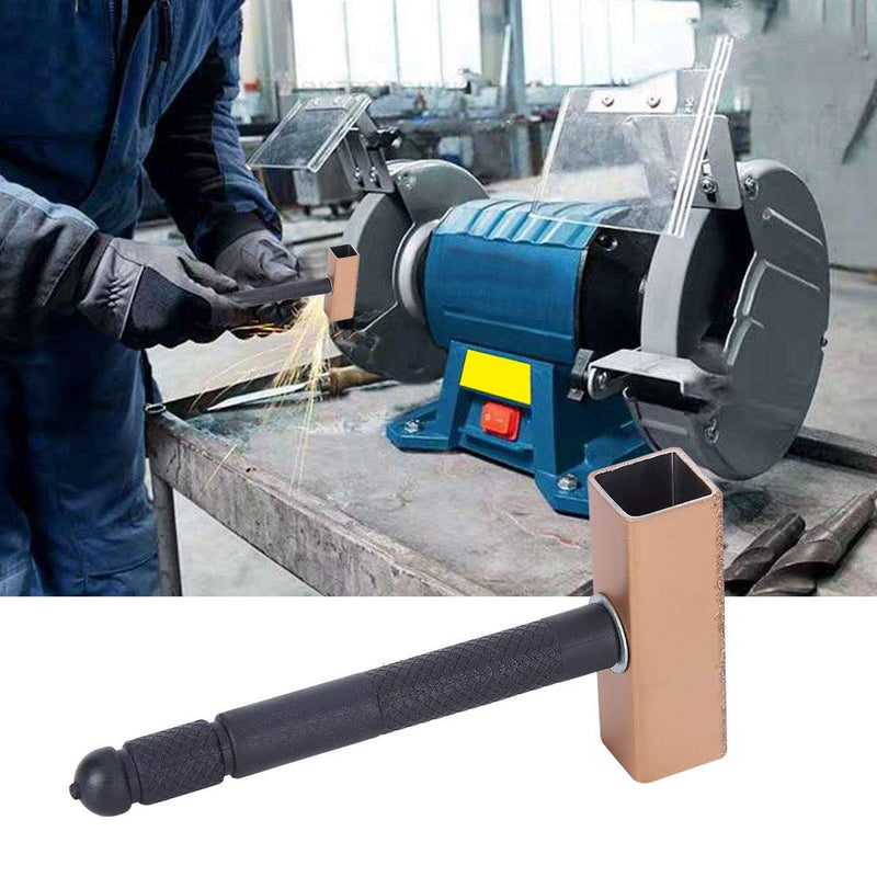 Diamond Dresser 105mm Grinding Stone Dresser Dressing Stone for Grinding Wheels Bench Grinder Tool with Non-Slip Handle (101301 Chest of Drawers with Black Handle, Small) 101301 Chest of Drawers with Black Handle, Small