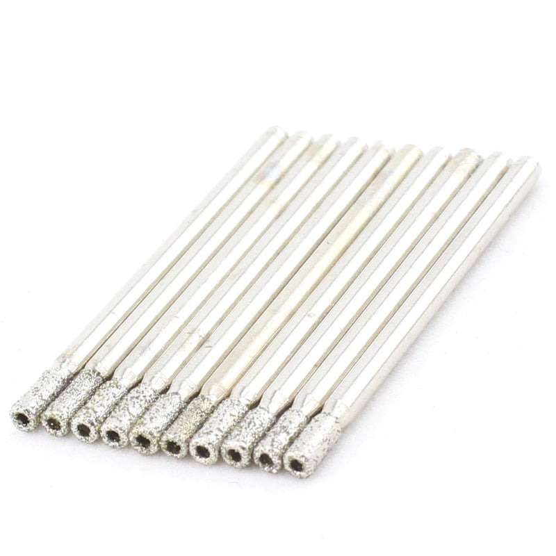 [Australia - AusPower] - JINGLING 2.5mm 3/32" inch Diamond Small Drill Bit Hole Saw Masonry Tools for Glass Tile Stone Pack of 20Pcs 2.5mm(3/32 inch) 