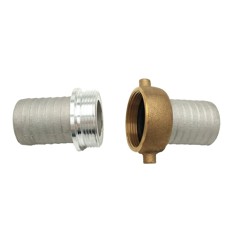 [Australia - AusPower] - Aluminum Pin Lug Hose Shank Coupling Set, 2", 75 PSI (2") 2 Inch 