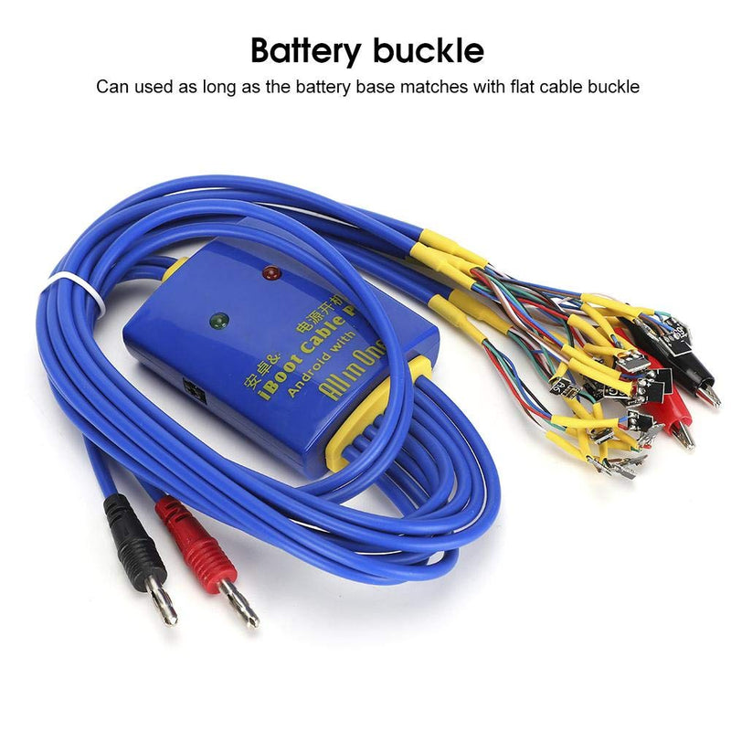 [Australia - AusPower] - Bewinner1 Power Supply Boot Line, Durable Mobile Phone Repair Test Cable with Smart Anti-Burn for Android/Connecting Wire Mode(18+5+1) 