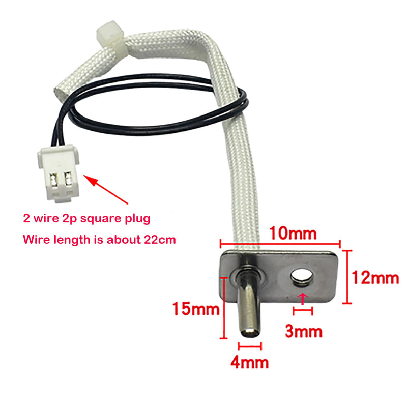 [Australia - AusPower] - LICHIFIT 200K Thermostat NTC Temperature Sensor Probe for Joyoung Air Fryer KL45-VF533 Replacement Parts 