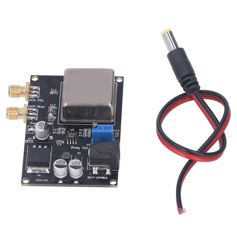 OCXO 10MHz Frequency Standard Reference Module, SMA Female Quartz Oscillator Frequency Reference Board, Crystal Oscillator Constant Temperature Board for Audio Systems