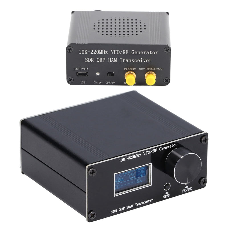 Akozon SDR QRP HF, VFO RF Generator 10K 220MHz S DR Transceiver HAM Oscillator with Variable Frequency Oscillator 10K for DIY Devices