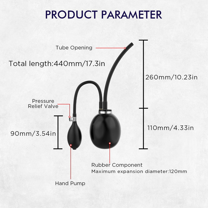 [Australia - AusPower] - CMTOOL Universal Bladder Adapter Automotive Smoke Machine Inflatable Bladder, EVAP Smoke Machine Leak Tester Adaptor, Intake Exhaust Leak Detector Tool 