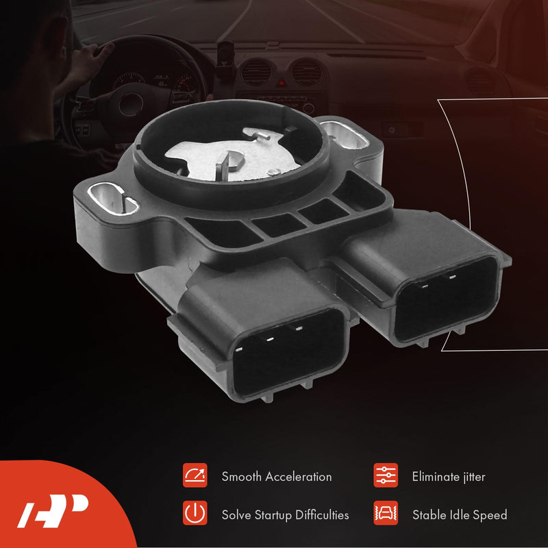 A-Premium TPS Throttle Position Sensor Compatible with Nissan Altima 1998-2001, Sentra 2000-2006, Pathfinder 2001-2004, Maxima & Infiniti G20 I30 I35 QX4 with 2 Connector, Replace# 226204M500