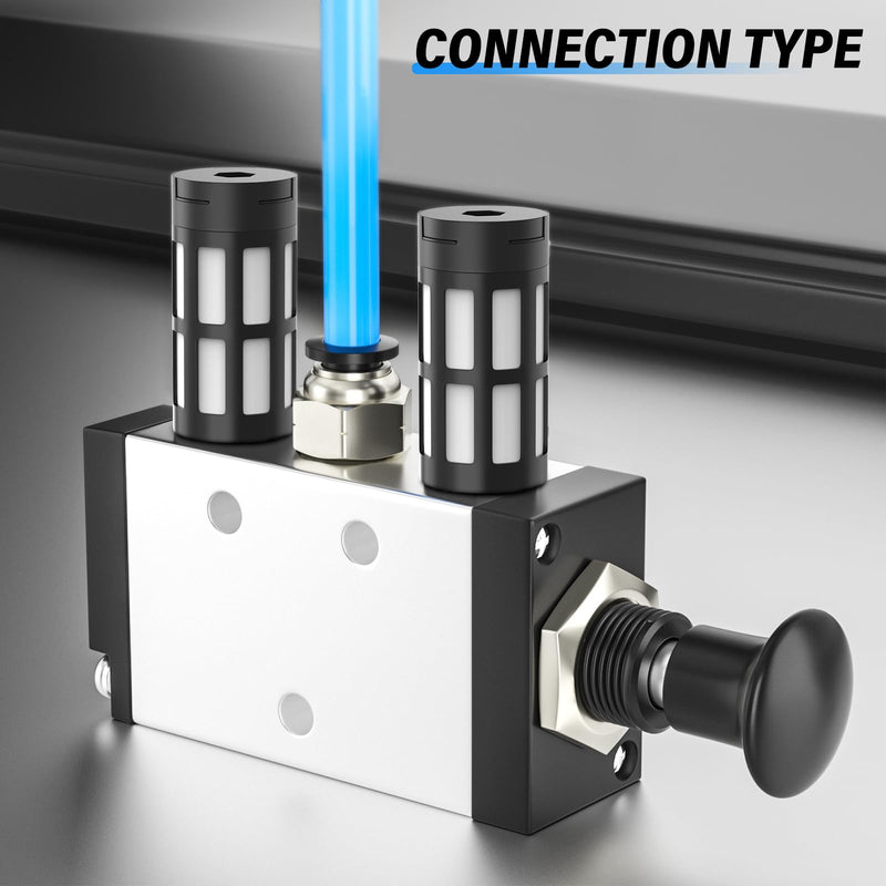 [Australia - AusPower] - TAILONZ PNEUMATIC 1/4" BSP Plastic Silencer Solenoid Valve Element Air Compressor Exhaust Muffler Fitting (Pack of 5) 