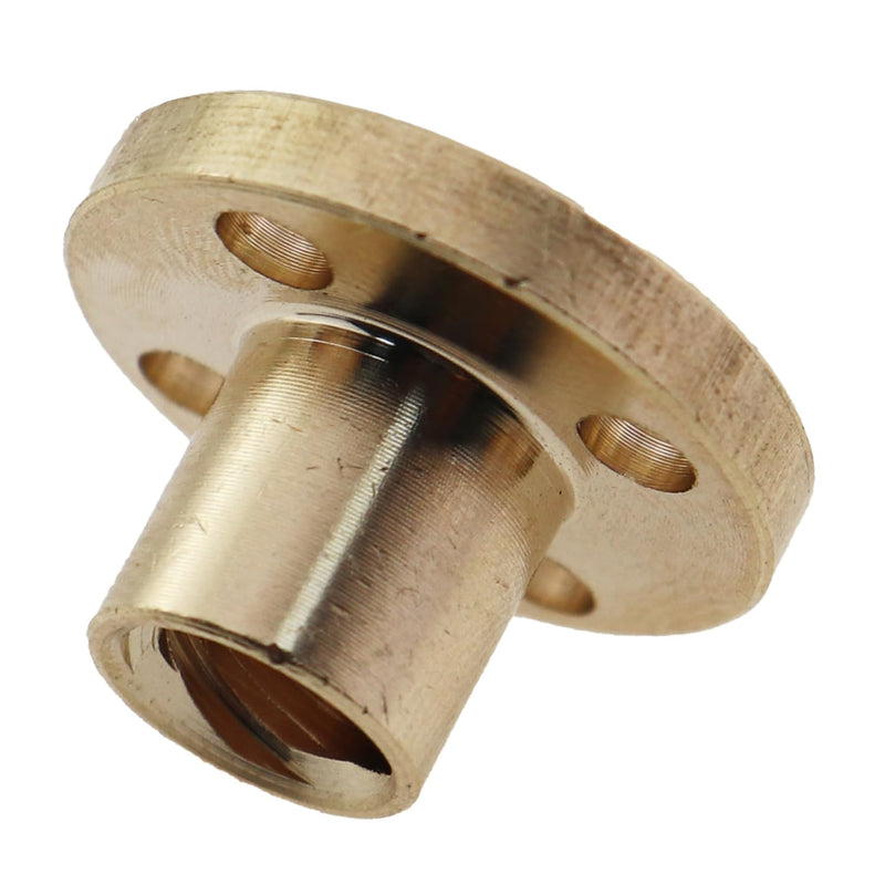 [Australia - AusPower] - 4PCS T8 Lead Screw Brass Nut 2mm Pitch 8mm Lead 3D Printer Z-Axis T8 Lead Screw 3D Printer DIY Accessory Used with Motor Machine Tool Guide Screws 