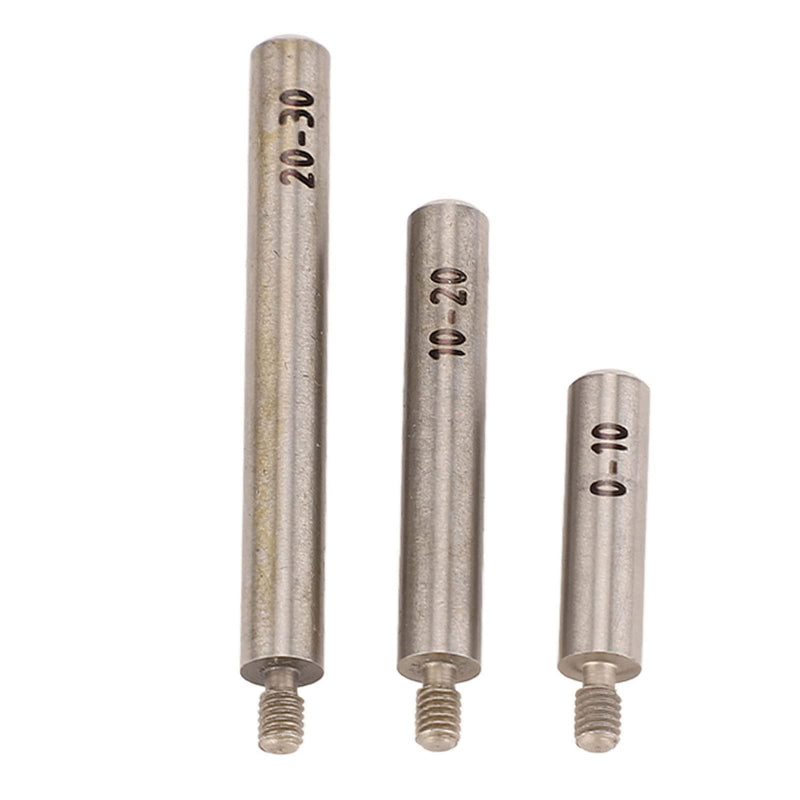 [Australia - AusPower] - Depth Dial Indicator Base, Hardened Stainless Steel, Smoothly Operation, Secure Clamping, 3 Extension Rods, for Precise Measurements (103 * 17mm) 103*17mm 