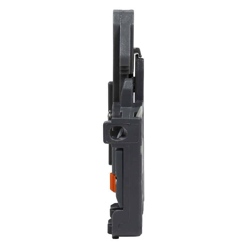 [Australia - AusPower] - Pair of DTC Undermount Drawer Slide Plastic Front Locking Device, Grey with Screws Included 1 Left & Right Locking Device Set 