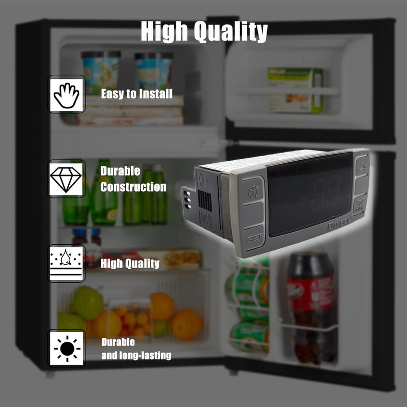 [Australia - AusPower] - XR03CX-4N0F1 for Dixell Temperature Controller 120V Digital Thermostat Controller for Refrigerator Freezer Replace W0302186 XR03CX XR03CX-4N1C0 