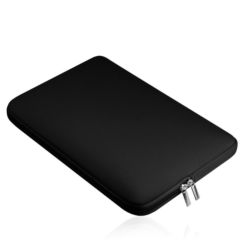 [Australia - AusPower] - 13" Laptop Sleeve 13 Inch Cover Protective Case Compatible with Apple MacBook Air 13.3 Inch Mac Pro M1 Surface Lenovo Dell HP Bag Computer Pouch Accessories Travel Carrying Case Neoprene, Black 