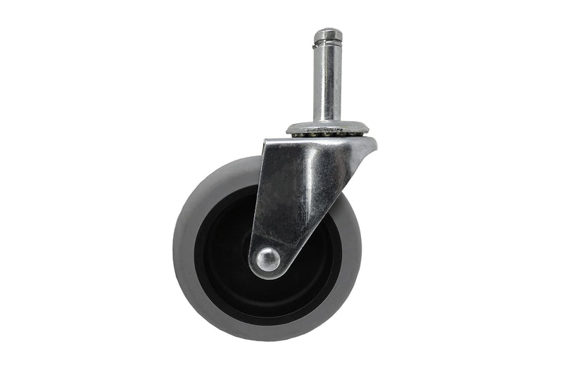 [Australia - AusPower] - Shepherd Hardware 9807 3-Inch Swivel Stem Caster, Rubber Wheel, 7/16-Inch Stem Diameter, 175-lb Load Capacity 3 Inch 
