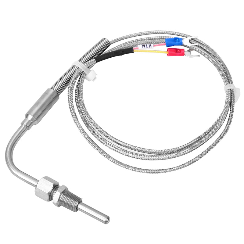 [Australia - AusPower] - K Type Thermocouple Probe, PT 1/8 Thread Temperature Sensor, Temperature Probe, Measuring Range of 0-1250 ℃, with 1 M Cable 