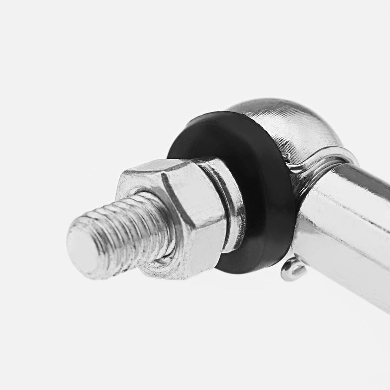 [Australia - AusPower] - Micro Traders 4Pcs Angle Linkage Ball Joint Kit, with Spring Clip Dust Seal CS DIN 71802 Gear Linkage Replacements M6 (RH) 