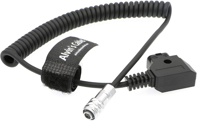 Alvin's Cables BMPCC4K to D Tap Power Cable for Blackmagic Pocket Cinema Camera 4K Gold Mount V Mount Battery Weipu 2 Pin Female to P Tap