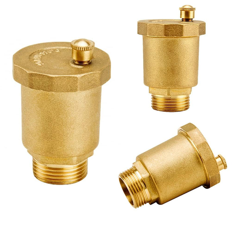 [Australia - AusPower] - Joywayus Brass Automatic Float Valve Kit 1/4"NPT Air Bleeder Release Vent Valve Pipe Fitting Connector Adapter 