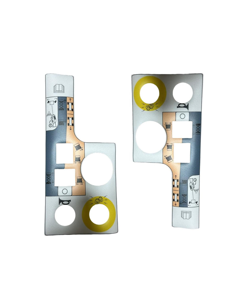156885 156885SJ Skyjack Control Box Decal Control Box Pictorial Label Skyjack Parts Used for Skyjack Electric Scissor Lift SJIII3215 SJIII3219 SJIII3220 SJIII3226 SJIII4620 SJIII4626 SJIII4632...