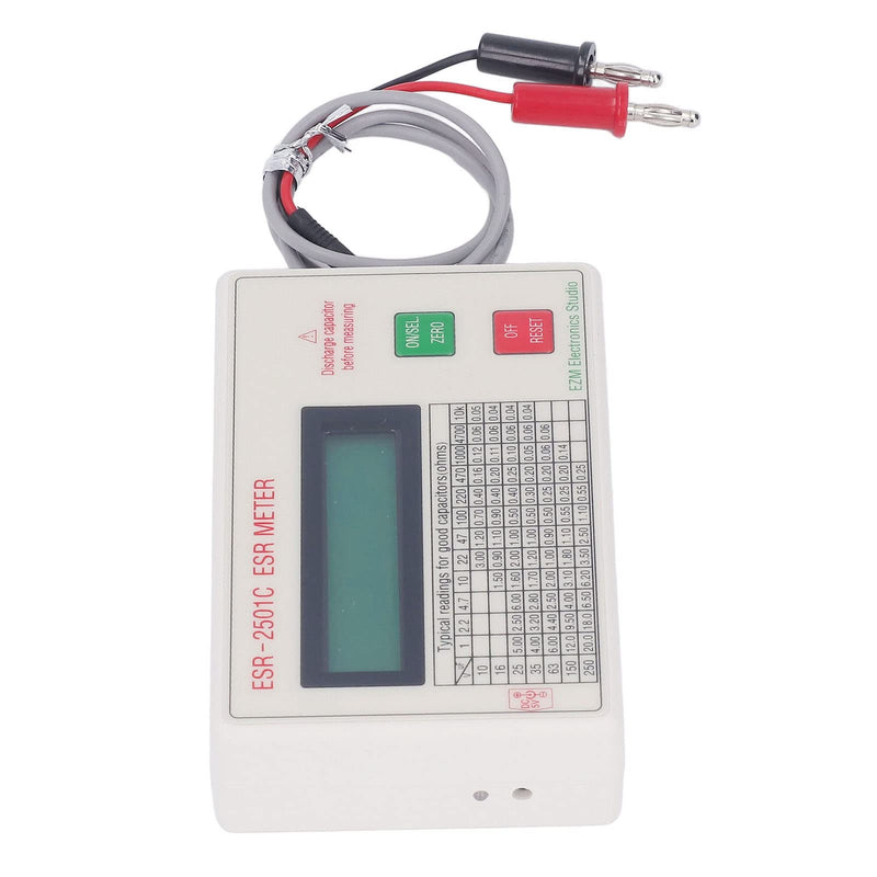 [Australia - AusPower] - Capacitor Tester, High Accuracy Capacitance Meter LCD Display Meter with Smart Shutdown Function 
