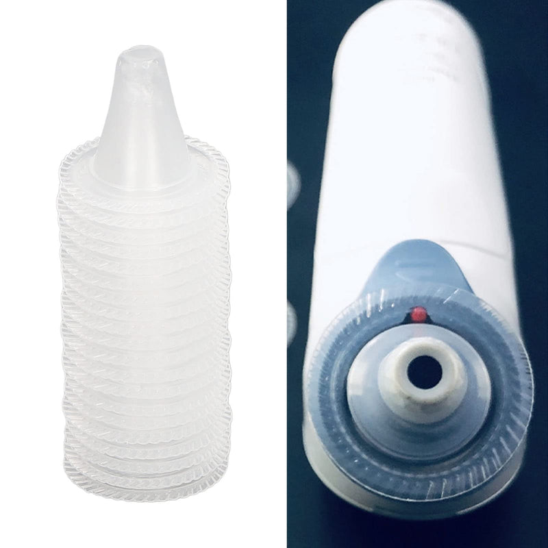 [Australia - AusPower] - 20 Count Disposable Transparent Ear Thermometer Probe Covers Refill Pack 