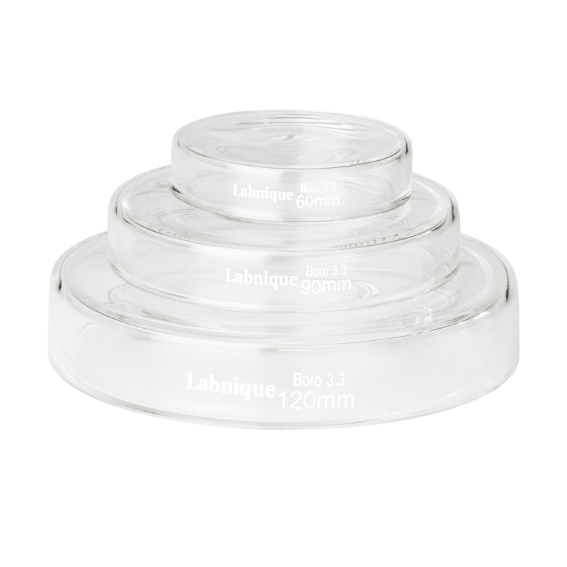 Borosilicate Glass Petri Dish with Lid, Tissue Culture Dish (60 mm, Pack of 20) 60 mm, Pack of 20