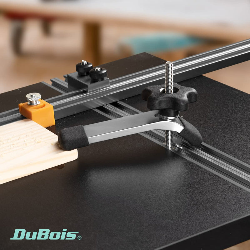 [Australia - AusPower] - DUBOIS 51018 T-Track Hold Down Clamp, 5-1/2” L x 1-1/8” W, 4 Pack, T Track Clamps for Woodworking 