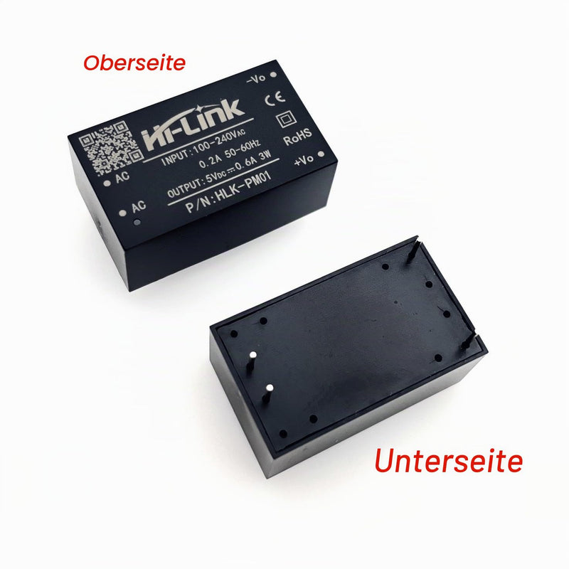 JZK 2 x HLK-PM01 AC DC 220V to 5V Household Power Supply Module Power Supply Module