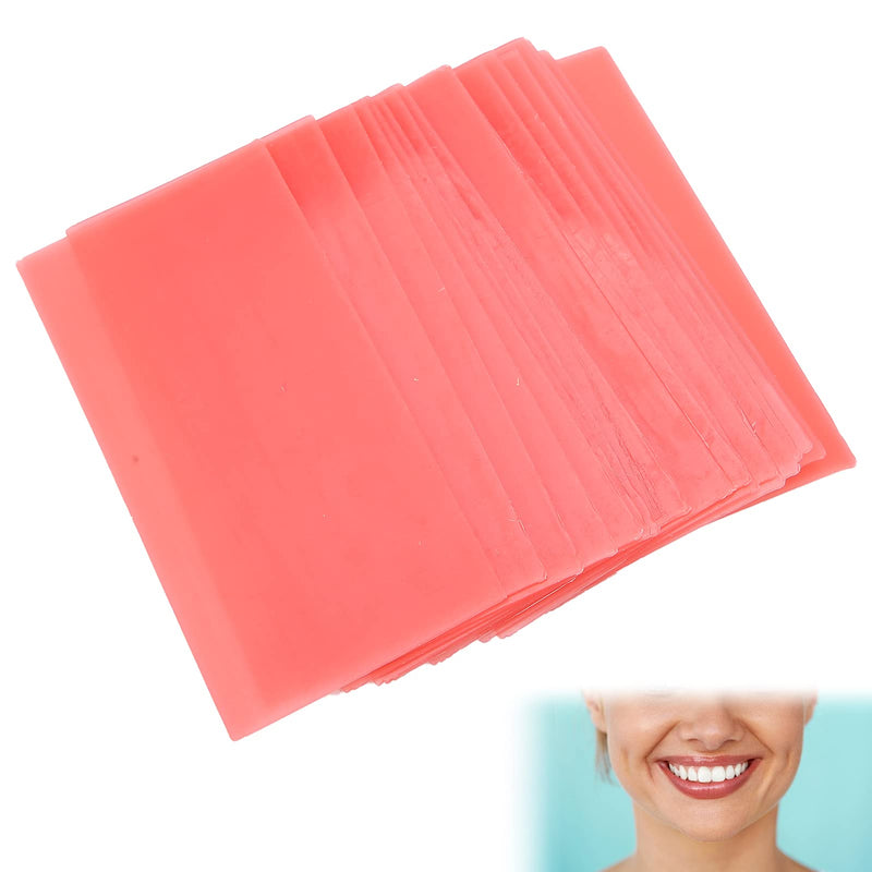 18pcs Dental Base Plate Wax, Red Utility Bite Wax, Dental Wax Auxiliary Material for Dentist Supply of Dental Wax Sheets, Red Dental Care Wax