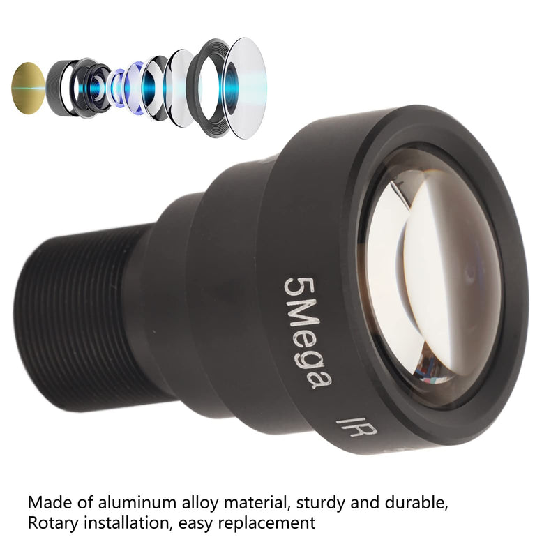 [Australia - AusPower] - CCTV Board Lens HD Single Board Lens Swivel Installation M12 Interface 5MP Resolution for CCTV Security 