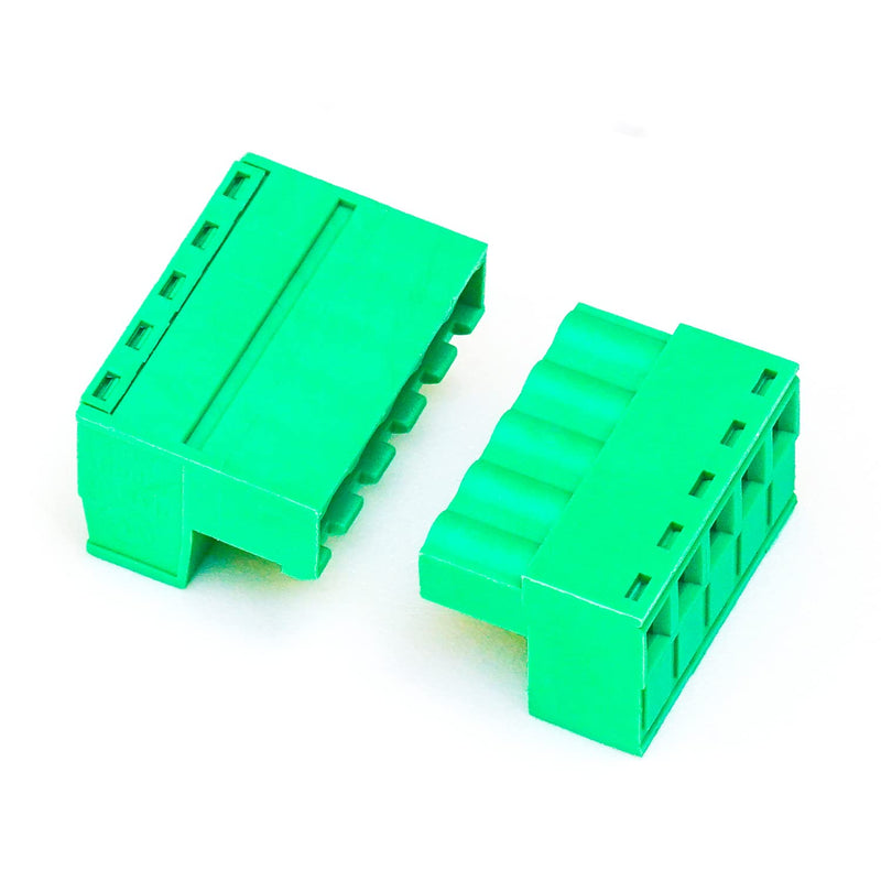 [Australia - AusPower] - 2 Set 5.08mm 5 Pin Male & Female Phoenix Type Connector No Soldering Green PCB Screw Terminal Block 5 Pole 2 Set 