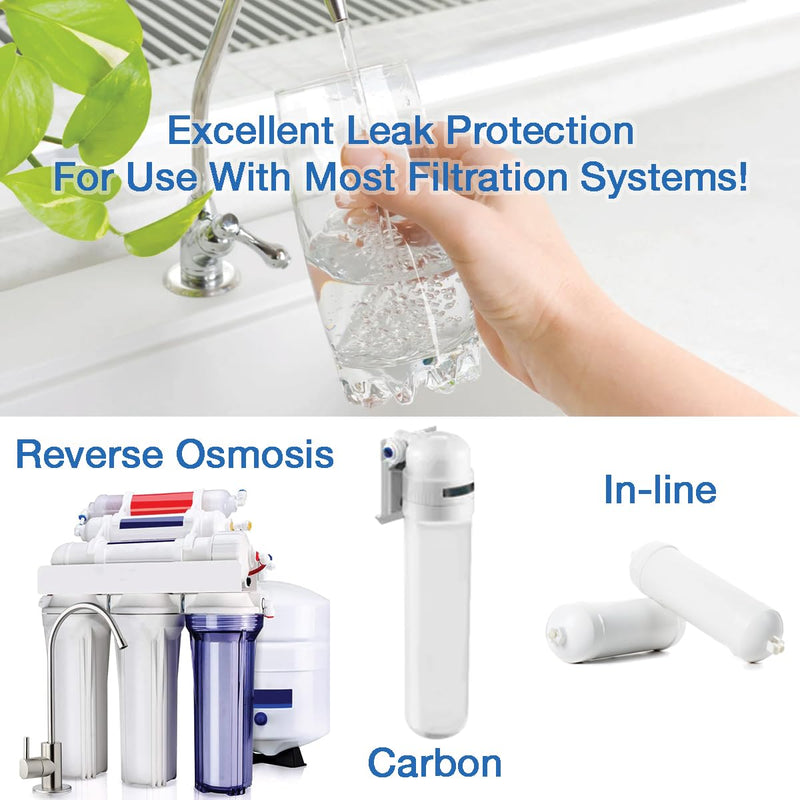 [Australia - AusPower] - Replacement Pads - TEN PACK - For Mechanical Leak Detectors/Water Stop Valves - For Under Sink Reverse Osmosis and Water Filtration Systems 