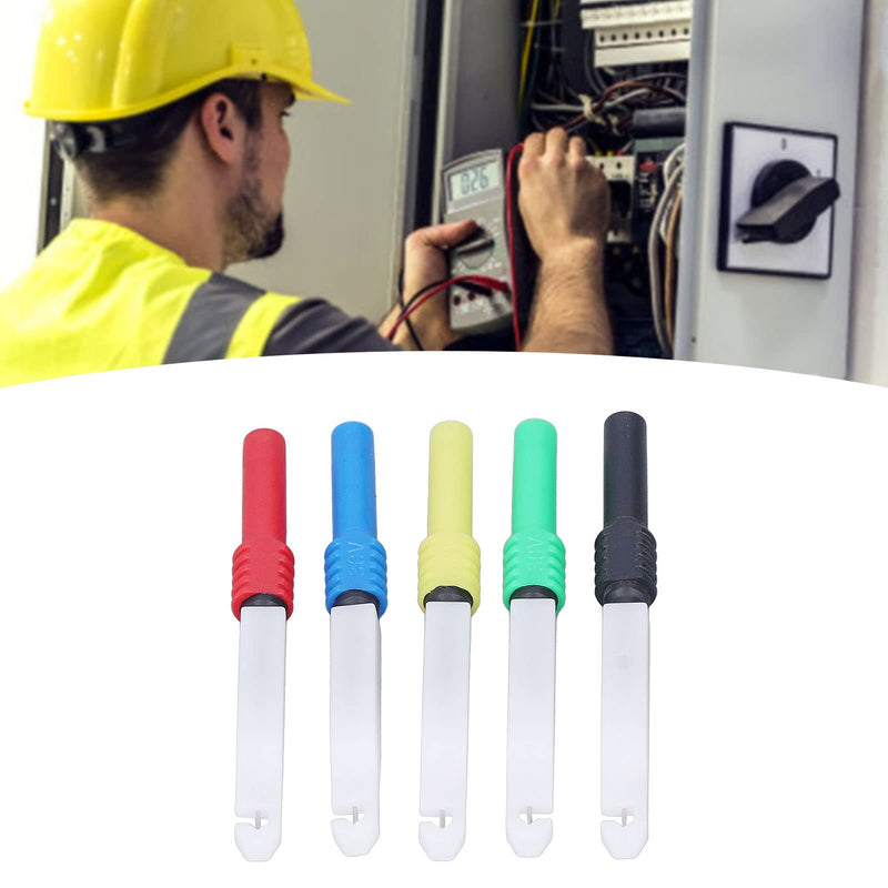 [Australia - AusPower] - Wire Piercing Test Needles Set, 0.7mm, 5 Colors, 30VAC-60VDC, for Automotive Diagnostics 