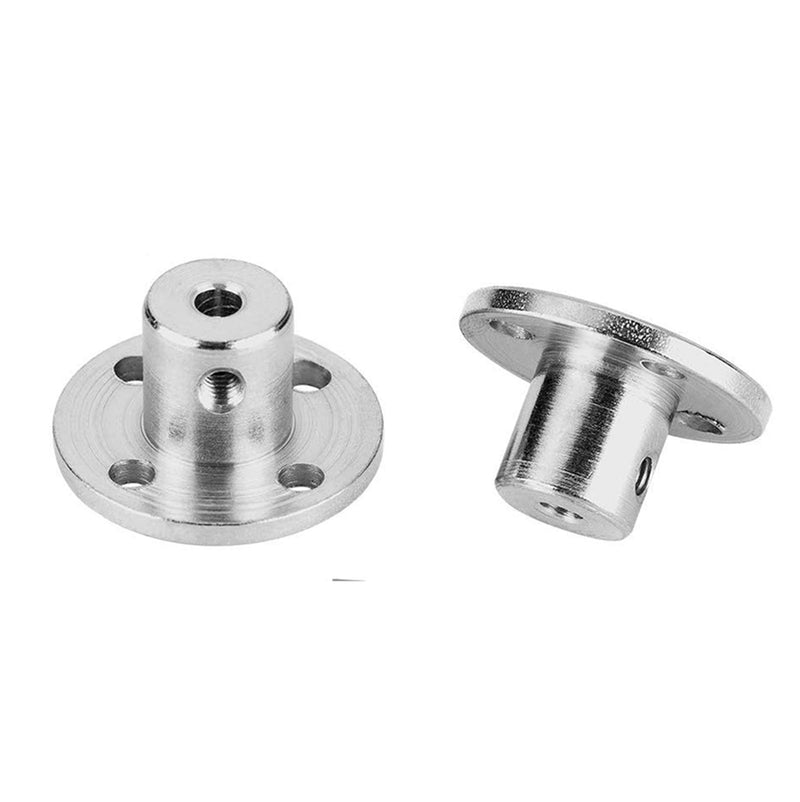 [Australia - AusPower] - DAIER 4Pcs 2mm Flange Coupling Connector, Rigid Guide Model Coupler Accessory, Shaft Axis Fittings for DIY RC Model Motors 