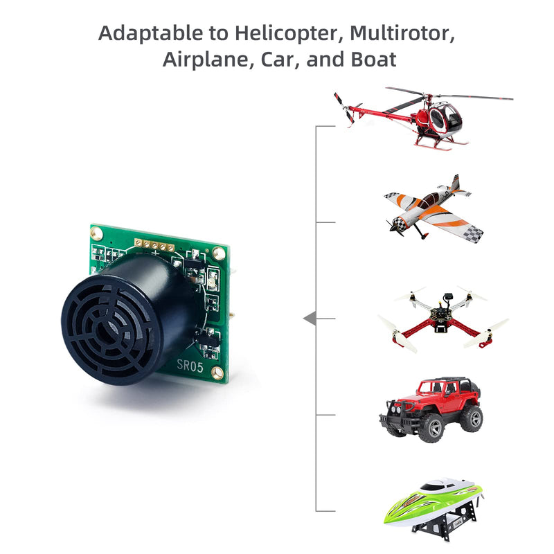 [Australia - AusPower] - Radiolink SUI04/SU04 Ultrasonic Sensor Range Finder Obstacle Avoidance for Racing Drone, Robots, Quadcopter, Multi-Copter SU04 