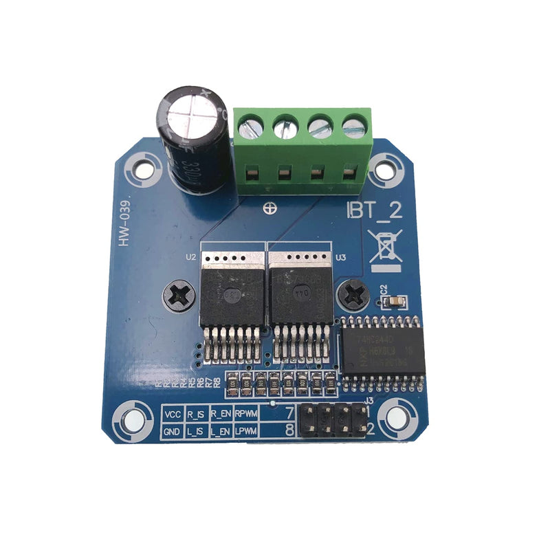 JZK BTS7960B 43A High Performance Double DC Stepper Motor Driver Module Board H-Bridge PWM for Smart Car