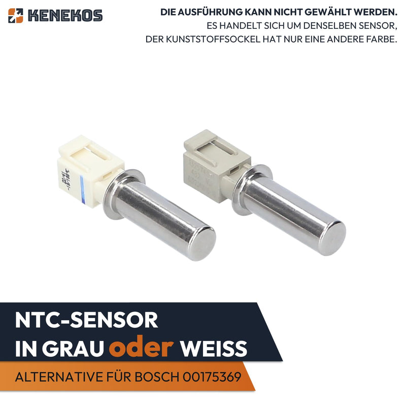 Kenekos - Temperature Sensor NTC Sensor Compatible with Washing Machine Bosch Siemens Series 6 Maxx IQ300 IQ500 IQ700 IQ800 VarioPerfect Siwamat Neff Constructa Balay Alternative for 00175369/175369