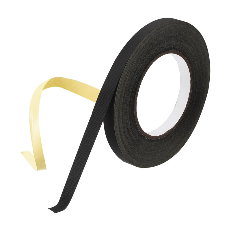 MECCANIXITY Insulating Acetate Roll Cloth Adhesive Tape, 0.5in x 98ft Black Electrical Heat Resistant Fabric Tape for Laptop Electric Automotive Guitar Repair Wire Harness 1