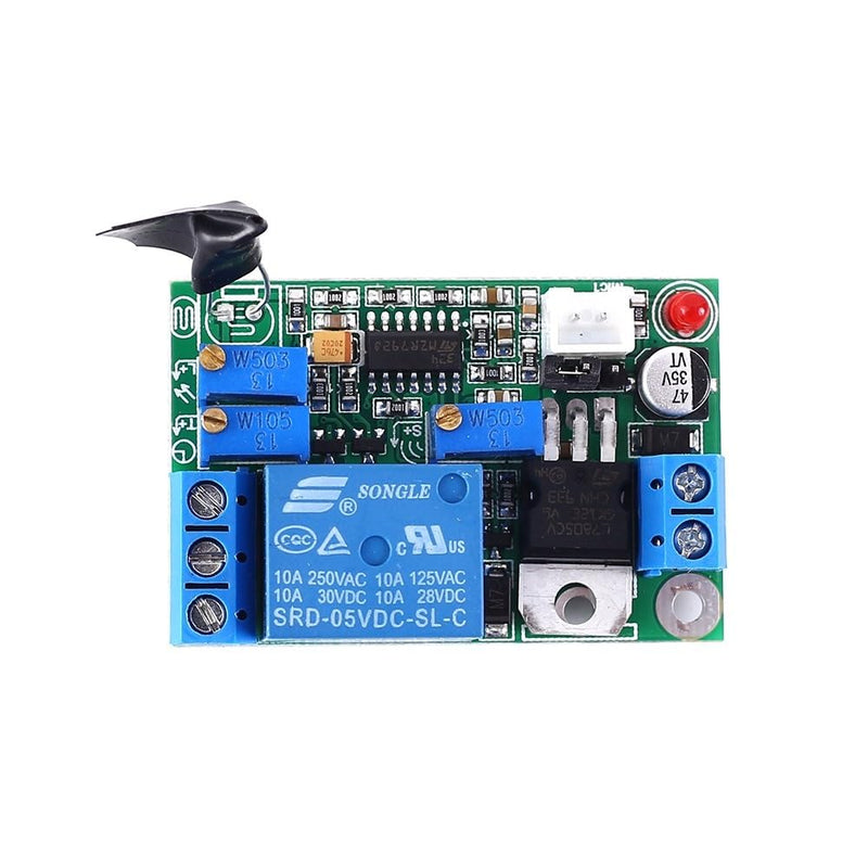 Sound Sensor Relay Switch Module, 12V/24V Microphone Light Sensor Controller Module 3s~60s Adjustable Relay Delay Switch Module