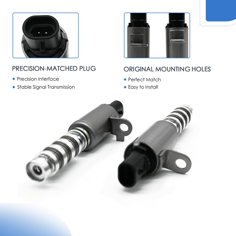 [Australia - AusPower] - Engine Variable Valve Timing VVT Solenoid V6 3.3L 3.8L 3.5L Compatible with Hyundai Azera Genesis Coupe Santa Fe Xl Cadenza Sedona Sorento 11 12 13 14 15 16-19 Replace# 24355-3CAA2 243553CAA2 TS1099 