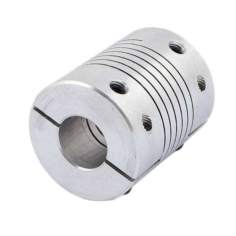 [Australia - AusPower] - 14mm to 14mm Shaft Coupling 40mm Length 32mm Diameter Stepper Motor Coupler Aluminum Alloy Joint Connector for 3D Printer CNC Machine DIY Encoder(Pack of 2? 