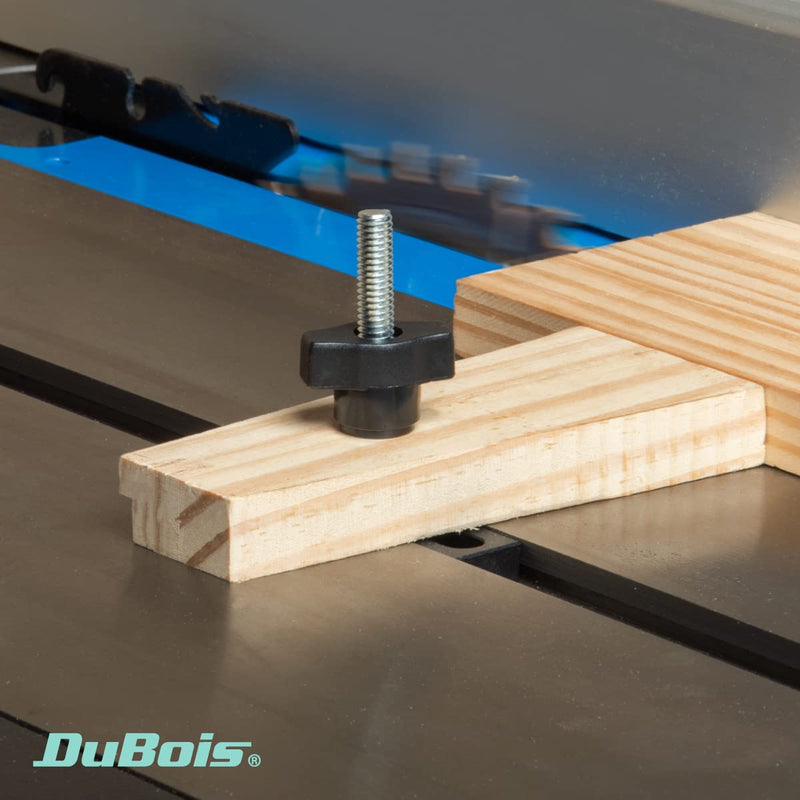 [Australia - AusPower] - DuBois 1/4"-20 Wing Knobs 10 Pack, Clamping Knobs with 7/8" Depth & 1-1/4" Head Length, Thumb Screw Threaded Knobs for T Track Accessories, Feather Boards, Woodworking Jigs and Fixtures (51002) 