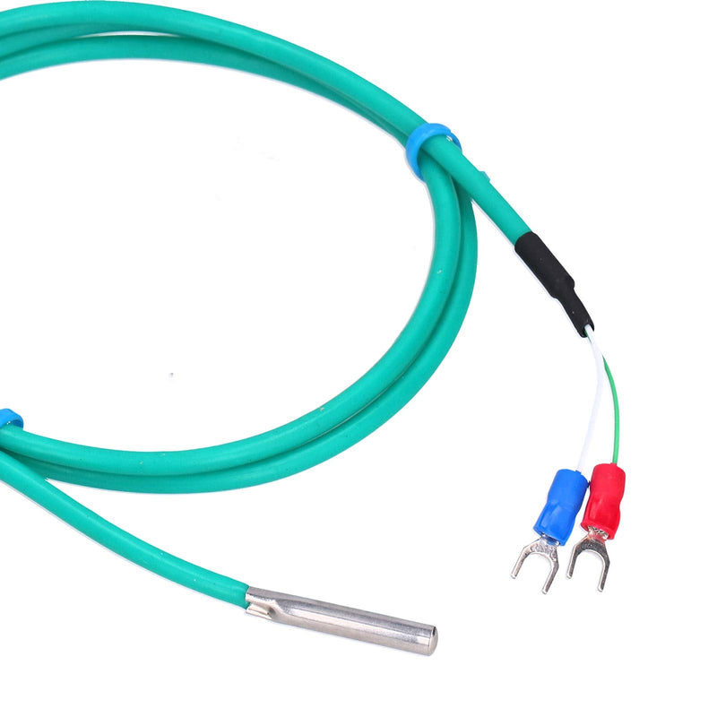 [Australia - AusPower] - 5x30mm K Type Green Thermocouple, Waterproof, Temperature Probes & Sensors Silicone Temperature Sensor with Soft Cable Green 5x30mm Stainless Steel Probe 0 to 200 Celsius(2M) 