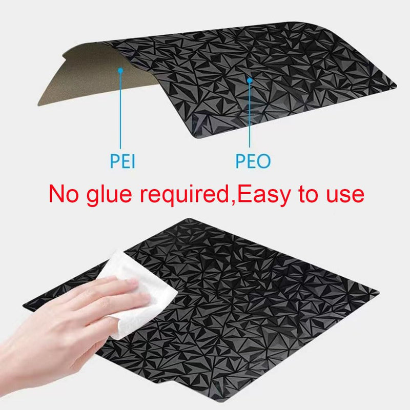 [Australia - AusPower] - 3D Printer Double Sided Textured Surface PEI and Smooth PEO Sheet Build Plate, Flexible Removable Heated Bed Platform Mat for FLASHFORGE Adventurer 5M/Adventurer 5M Pro 235x235mm 235mm PEI+PEO For Adventurer 5M/5M Pro 