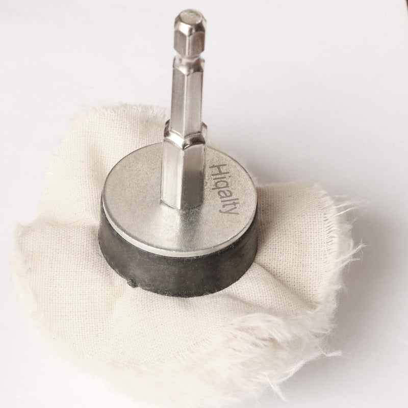 [Australia - AusPower] - 8pcs Polishing Wheel for Drill, Buffing Wheel Polisher Kit with 1/4" Hex Shafts,Abrasive Wheels for Power-Operated Grinders (8) 8 