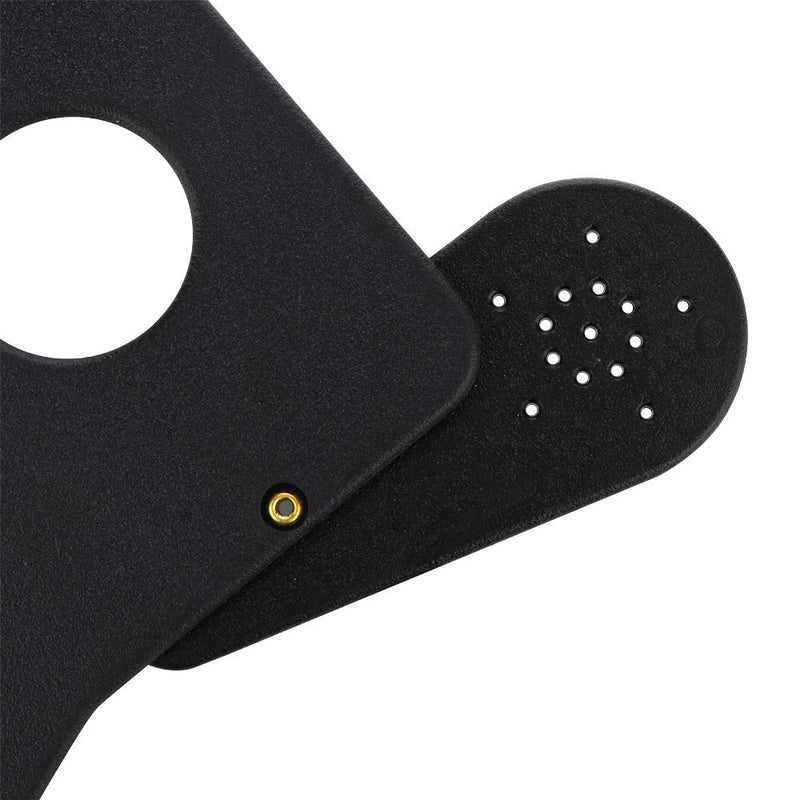 [Australia - AusPower] - 2 Pack Ophthalmic Eye Occluder for Ophthalmologists, Optometrists and Orthoptists Eye Exam Tool (Black) 