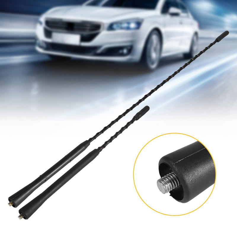 1J0 035 849 A, car antenna mast, universal car roof mast stereo radio, FM AM reinforced booster antenna (9 inch, 16 inch) (9 inch) 9inch
