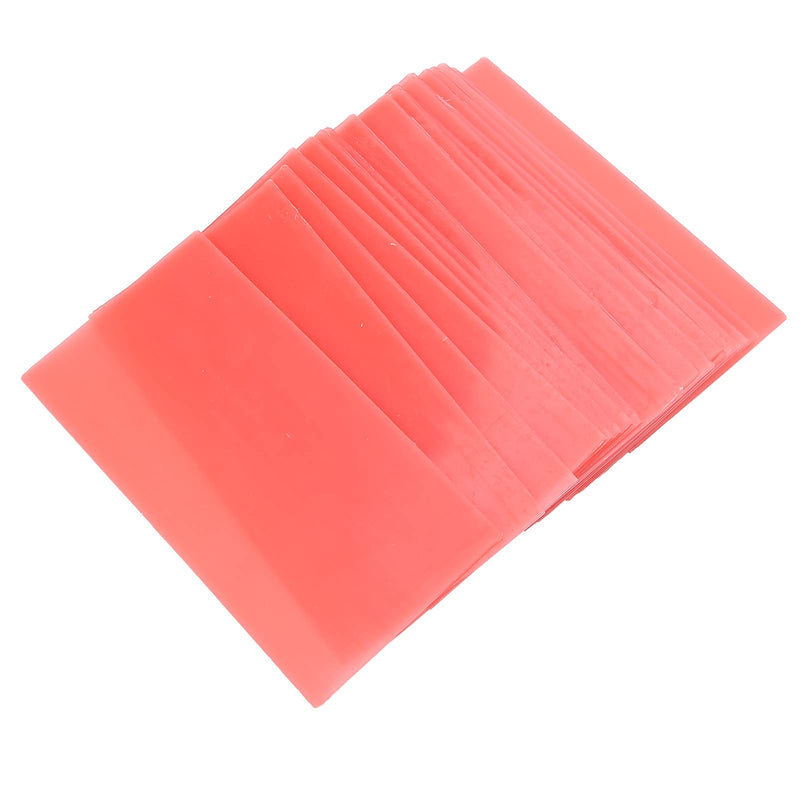 Wax Sheets, Denture Wax,Base Plate Wax,Supplies,18Pcs Dental Base Plate Wax Red Dental Wax Dentist Auxiliary Material Dental Wax Sheet Supply