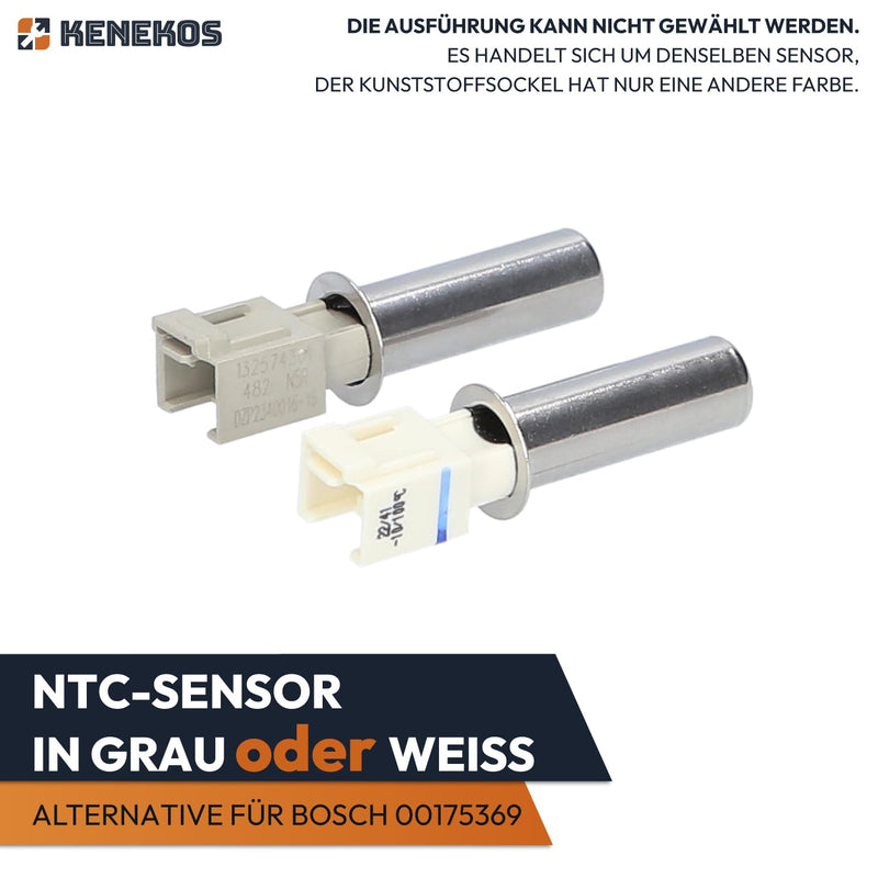 Kenekos - Temperature Sensor NTC Sensor Compatible with Washing Machine Bosch Siemens Series 6 Maxx IQ300 IQ500 IQ700 IQ800 VarioPerfect Siwamat Neff Constructa Balay Alternative for 00175369/175369